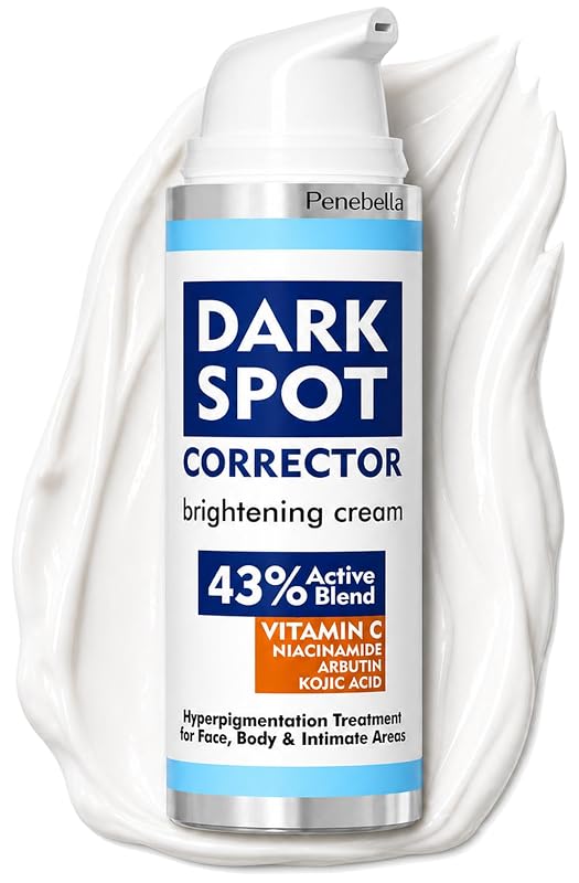 Creme para o rosto e corpo PENEBELLA com niacinamida, vitamina C, arbutina e ácido kójico