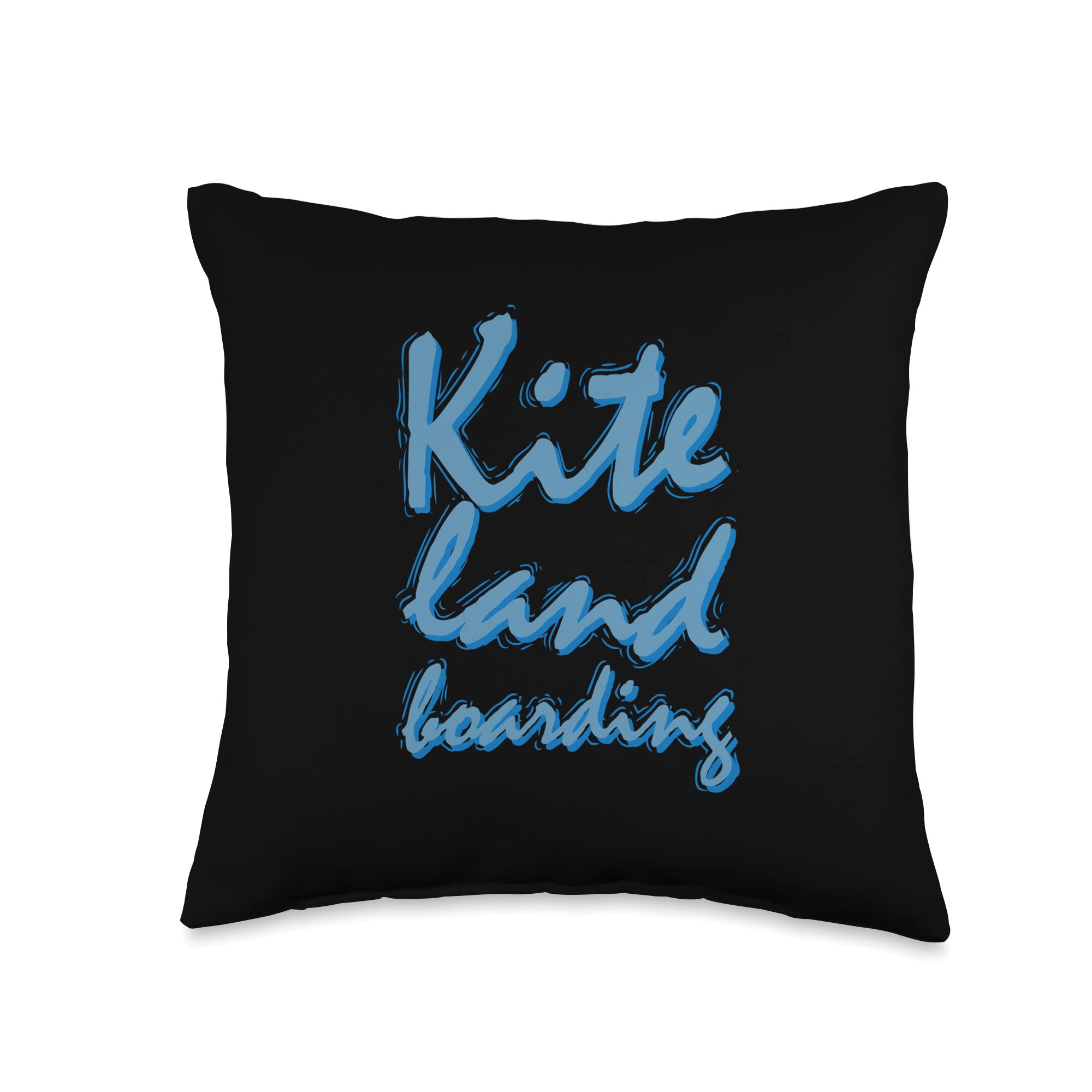 kitelandboarding kite KLB allterrainboard wind Kitelandboarding Allterrainboard with Big Wheels Throw Pillow, 16x16, Multicolor