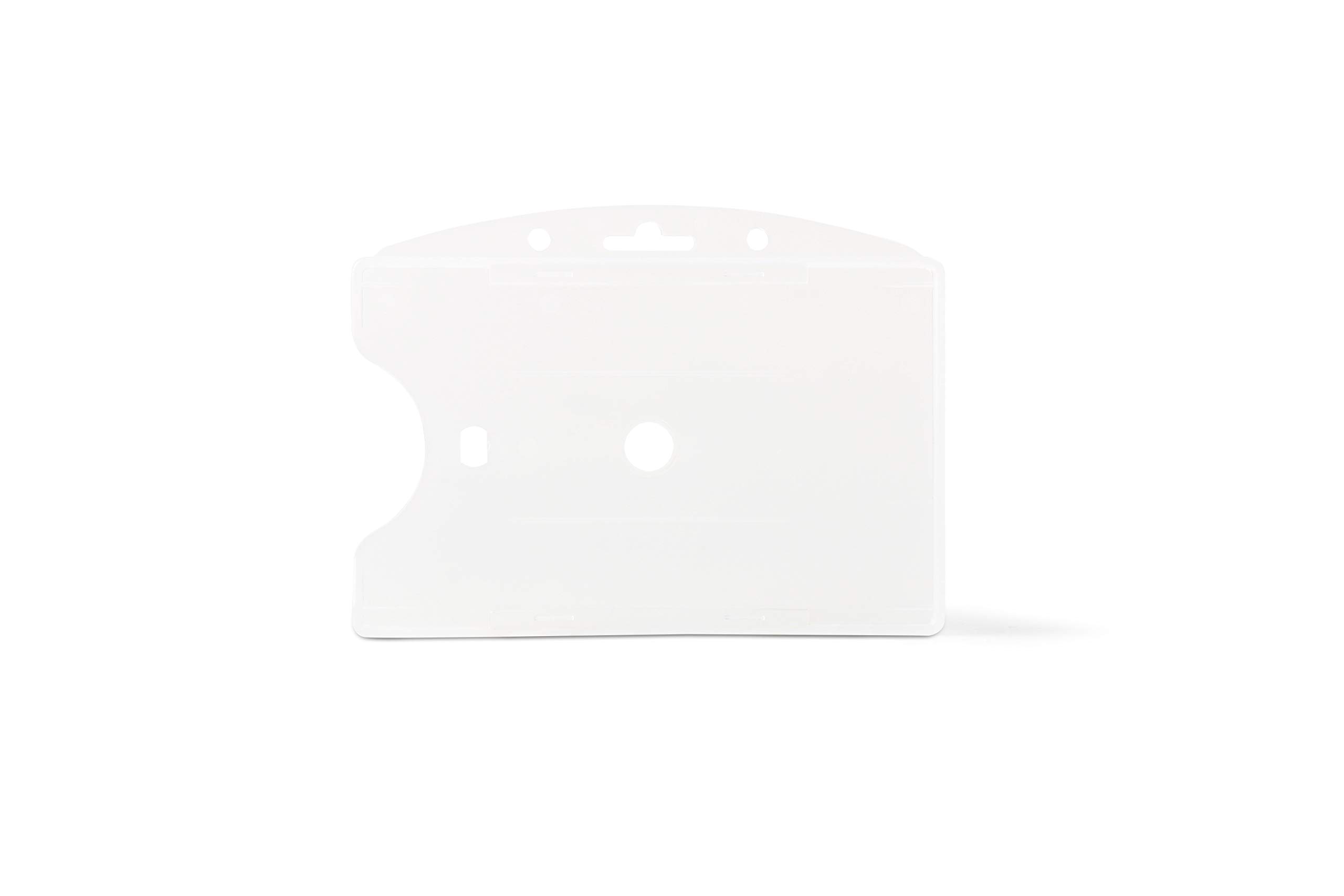 Tarifold Es 200429 Lot de 10 porte-cartes d'identité rigides 1 face, transparent, 89 x 65 mm