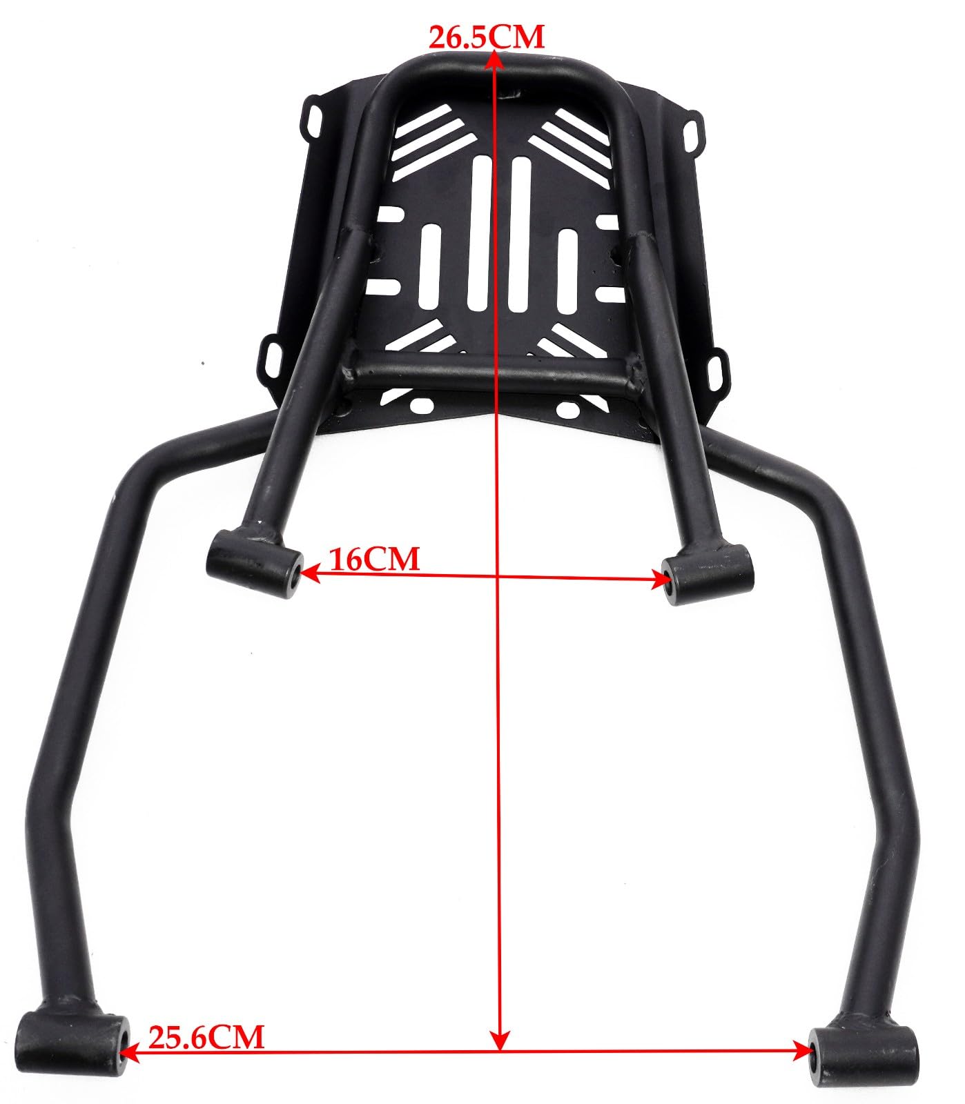AEspares Portapacchi nero compatibile con Royal Enfield Guerrilla 450