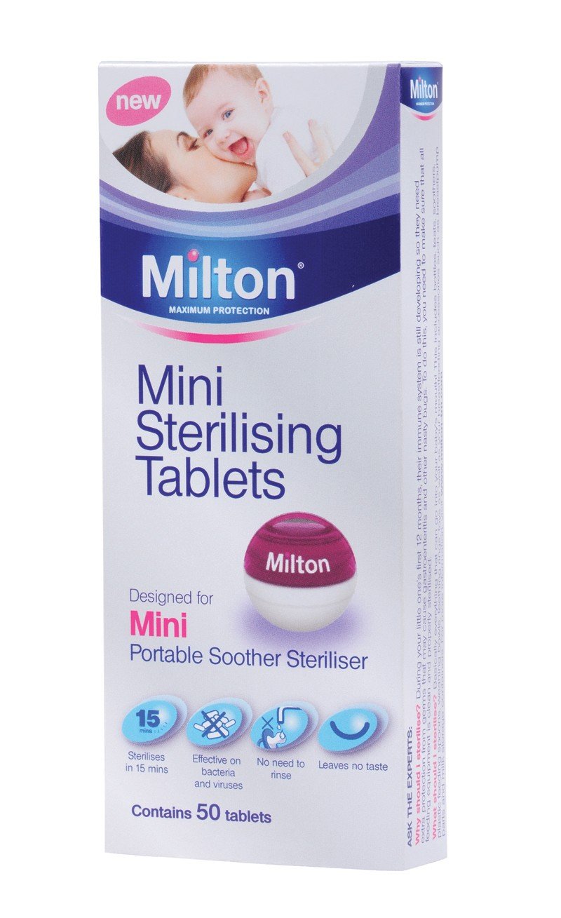 8 x Milton Mini Sterilinsing Tablets 50's