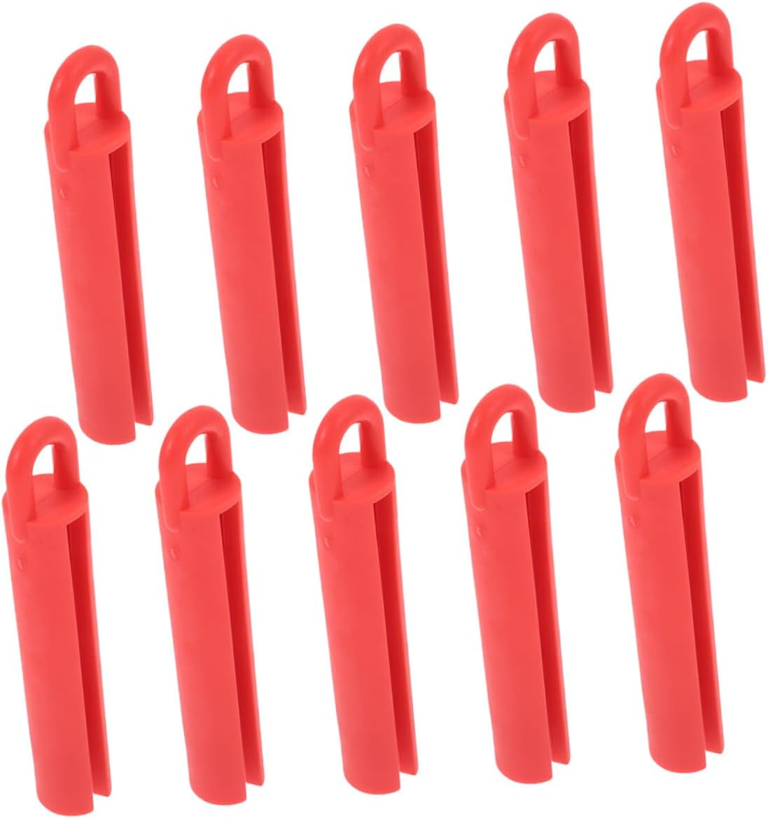 10pcs Pool Cue Rack Holders Wall-mounted Billiards Storage Brackets Red 11cm Universal Pool Stick Holder for Game Room Organization