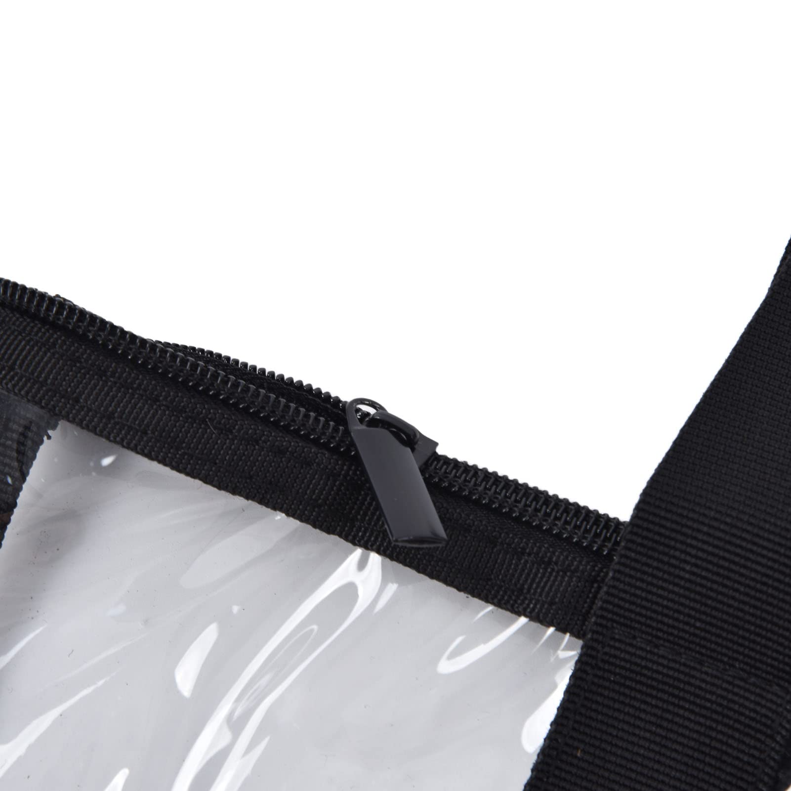 Borsa a Tracolla Trasparente, Grande Borsa da Viaggio in PVC Impermeabile con Multiple Tasche 43x20x39 cm per Spiaggia, Palestra e Shopping Uomo Donna
