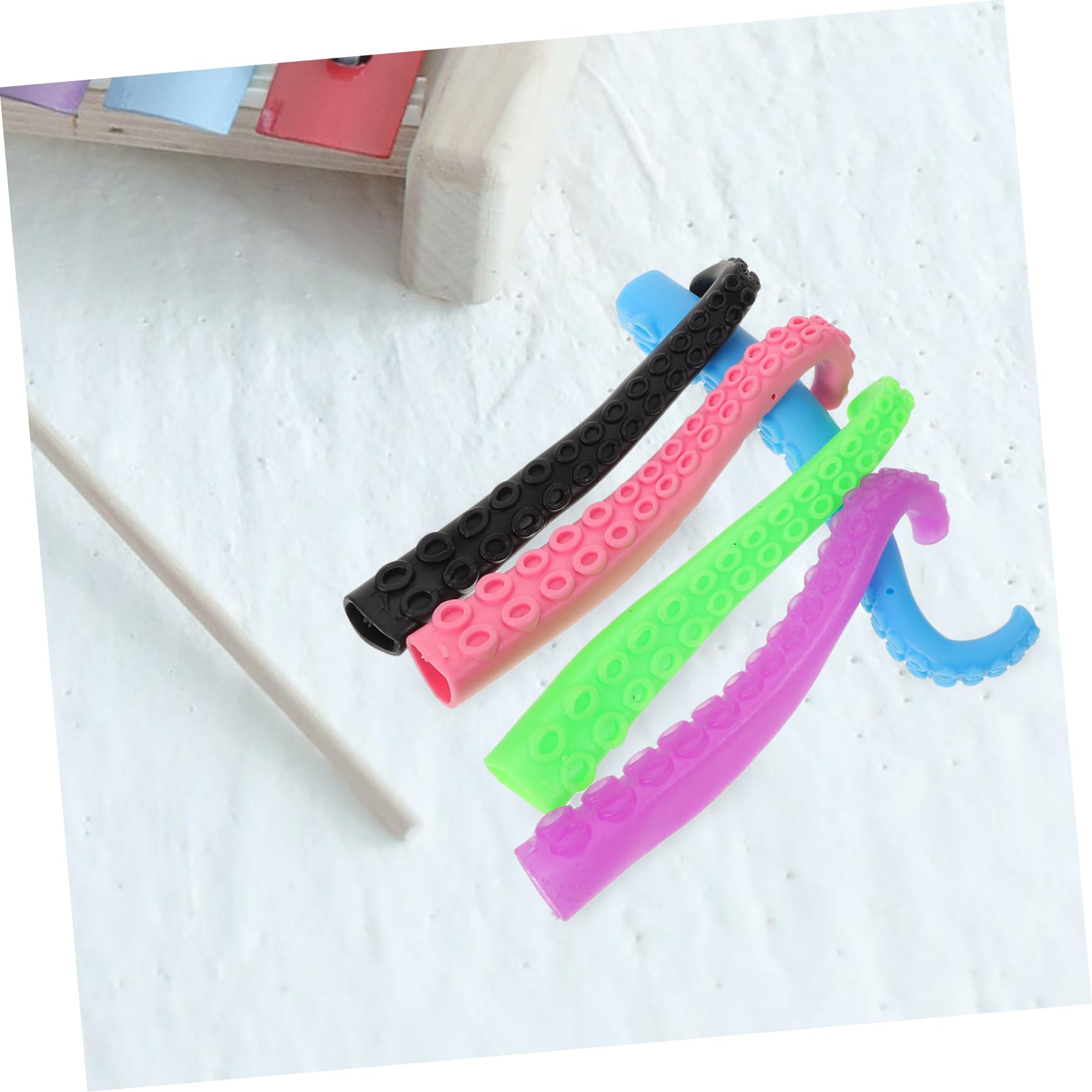 VICASKY 10 Pièces Poulpe Poulpe Tentacule Marionnettes Jouet Tentacule Jouet