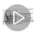 Image of Casa Copenhagen, Ergonomic Desk Chair Mesh Computer Chair with Lumbar Support Armrest Executive Rolling Swivel Adjustable Mid Back Chair - Oyster Grey & Ancient Black