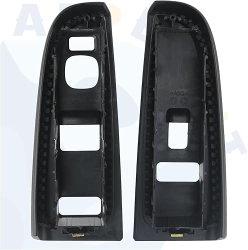 Miniatura 7 de Cubierta de bisel para interruptor de ventana, color gris, compatible con Chevy Chevrolet Avalanche Silverado Suburban Tahoe, GMC Sierra Yukon,