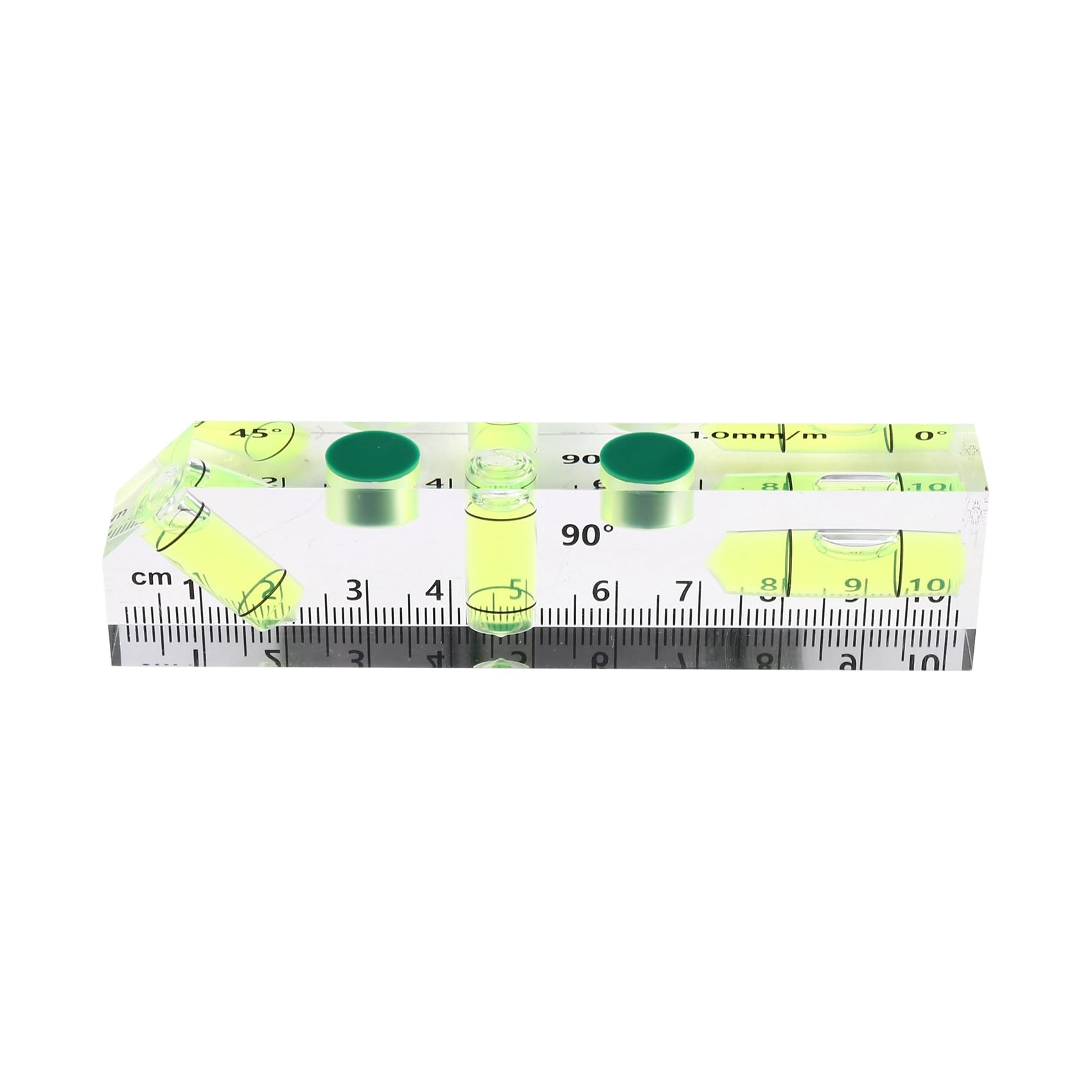 Jnchdghwa Transparent Strong Magnetic Acrylic Mini Level Ruler- High- For Accurate For Picture Frame Placement
