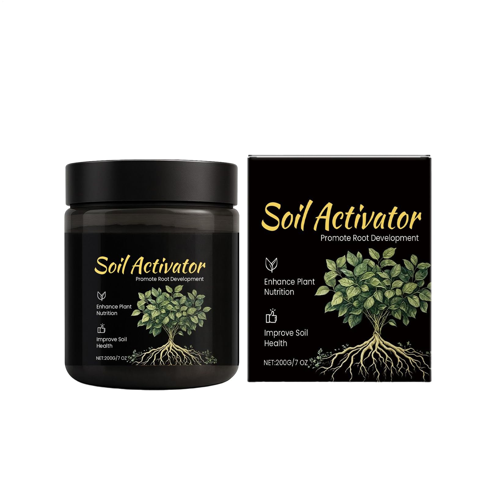 Activador de Suelo - Suave, Seguro y Fácil de Usar para Principiantes | Revitalizador de Suelo para Plantas,para Césped, Patio, Balcón, Terraza, Jardín, y Más