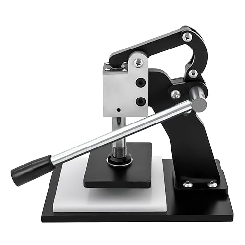 Miniatura 7 de Máquina de corte de cuero de 5 x 3.5 pulgadas Máquina de estampado manual Máx. Máquina de estampado de cuero grueso de 0.472 in de grosor, cortador