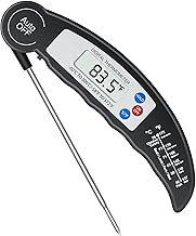Flintronic Digital Instant Read Meat Thermometer, High Accuracy, °F/°C, Auto On/Off, Black, Kitchen Thermometer