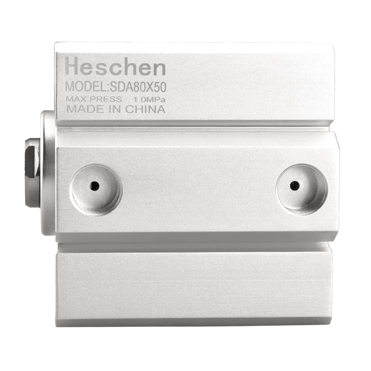 Cilindro Pneumatico Heschen SDA 50-50 - Alluminio, Doppio Effetto, Foro 50mm, Corsa 50mm - Foto 3