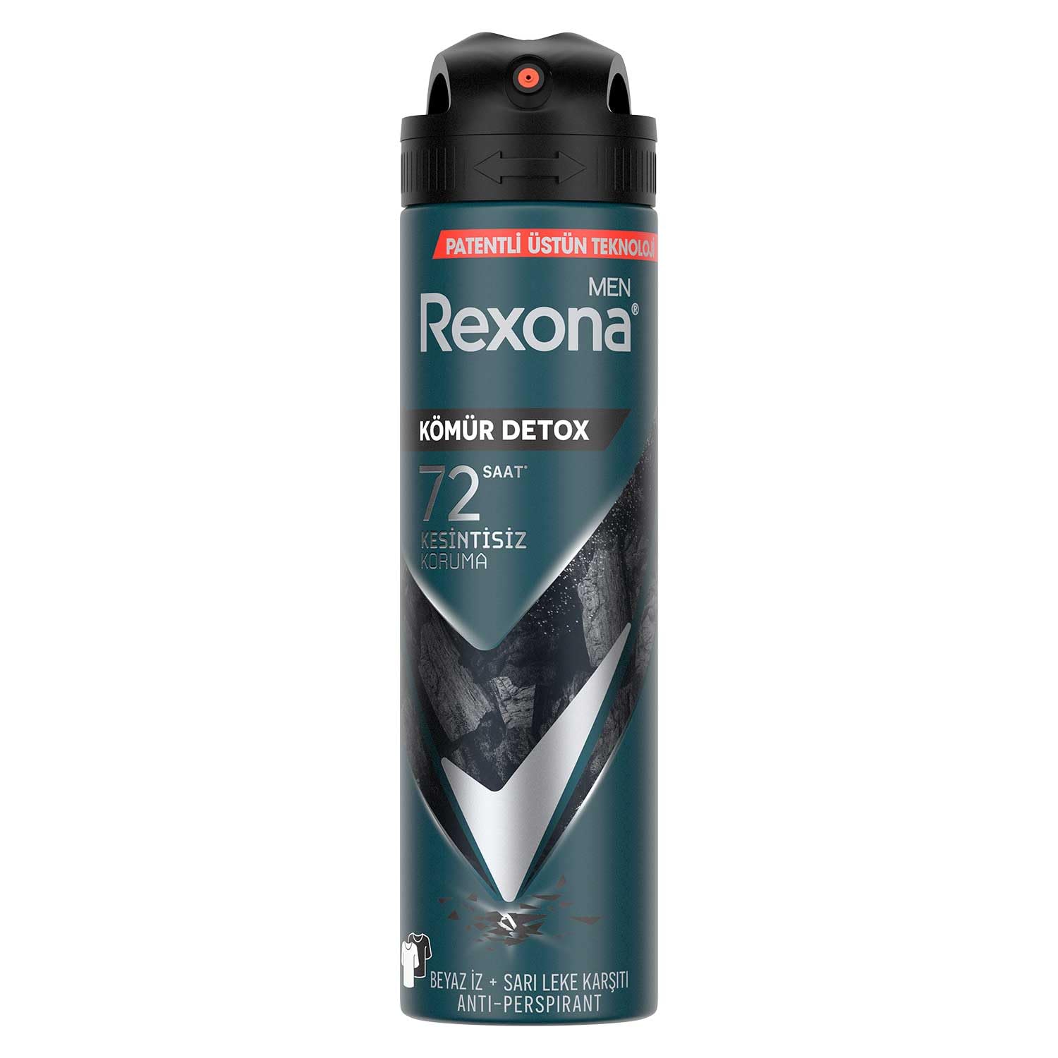 Rexona Men Erkek Sprey Deodorant Kömür Detox 150 ml (6 paketi)