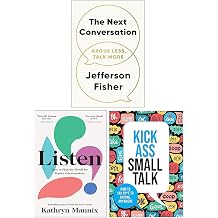 The Next Conversation, Listen & Kick Ass Small Talk 3 Books Collection Set