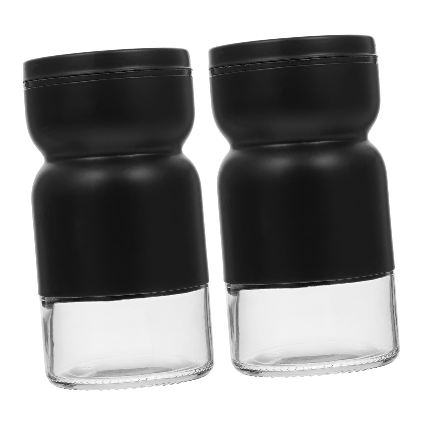 MOLUCKFU 2pcs Multi-function Spice Jars Sauce Bottles Condiment Bottle for Kitchen