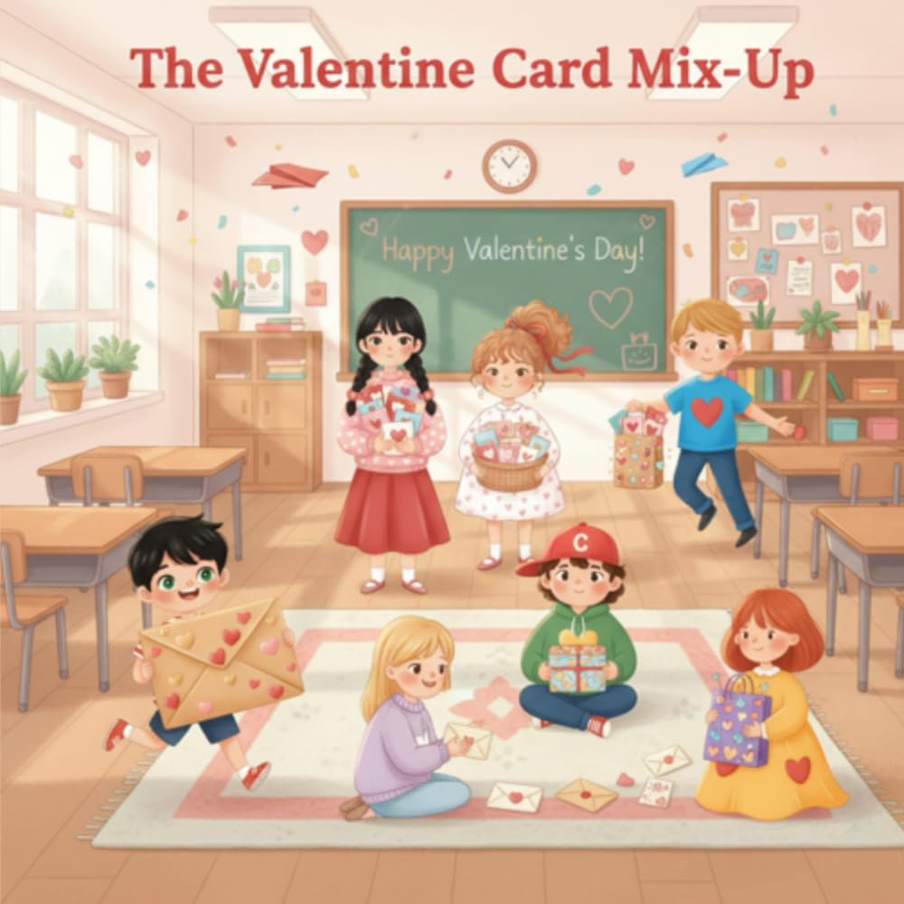 The Valentine Card Mix-Up: A Heartwarming Classroom Mystery for Ages 6-8