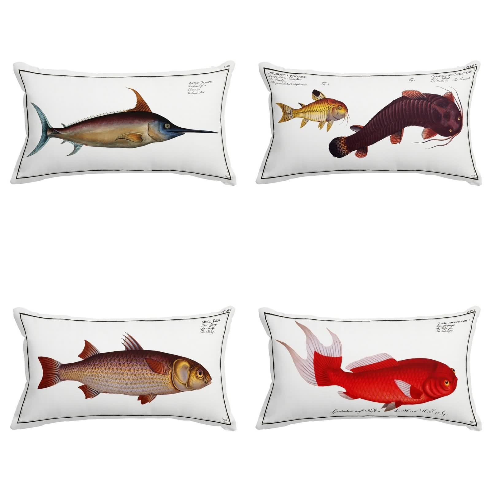 Housse de coussin douce CEVAN motif poisson pour des nuits calmes de bébé