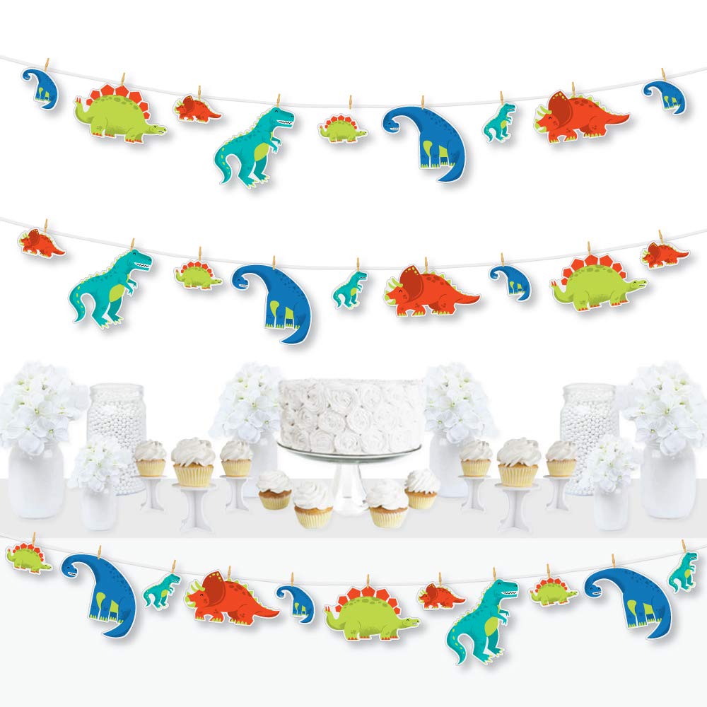 Amazon.co.jp: Big Dot of Happiness Roar Dinosaur 恐竜 - 恐竜