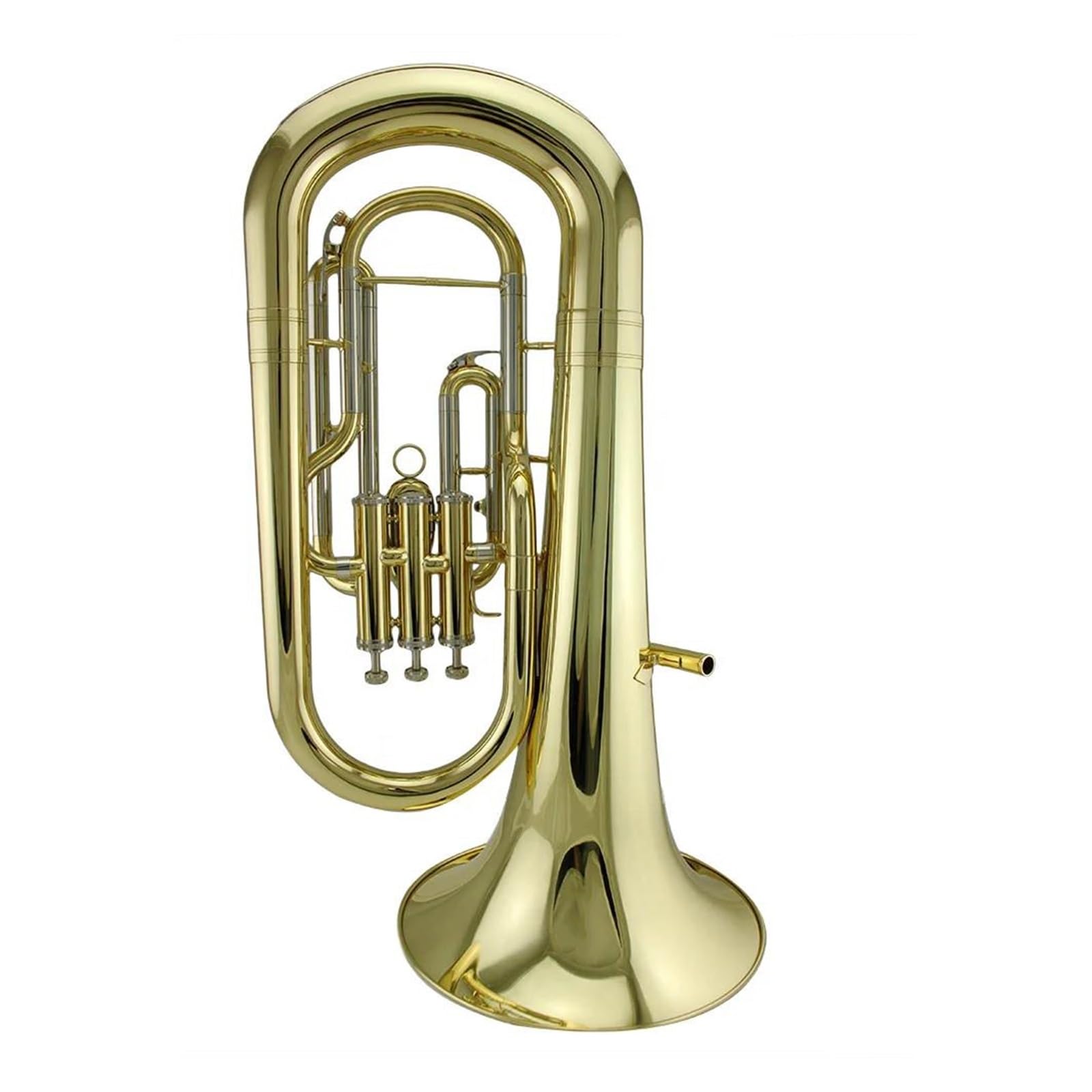 Goldlackiertes Phosphorbronze Bleirohr Weißes Kupfer Tuning Euphonium 3 Kolben