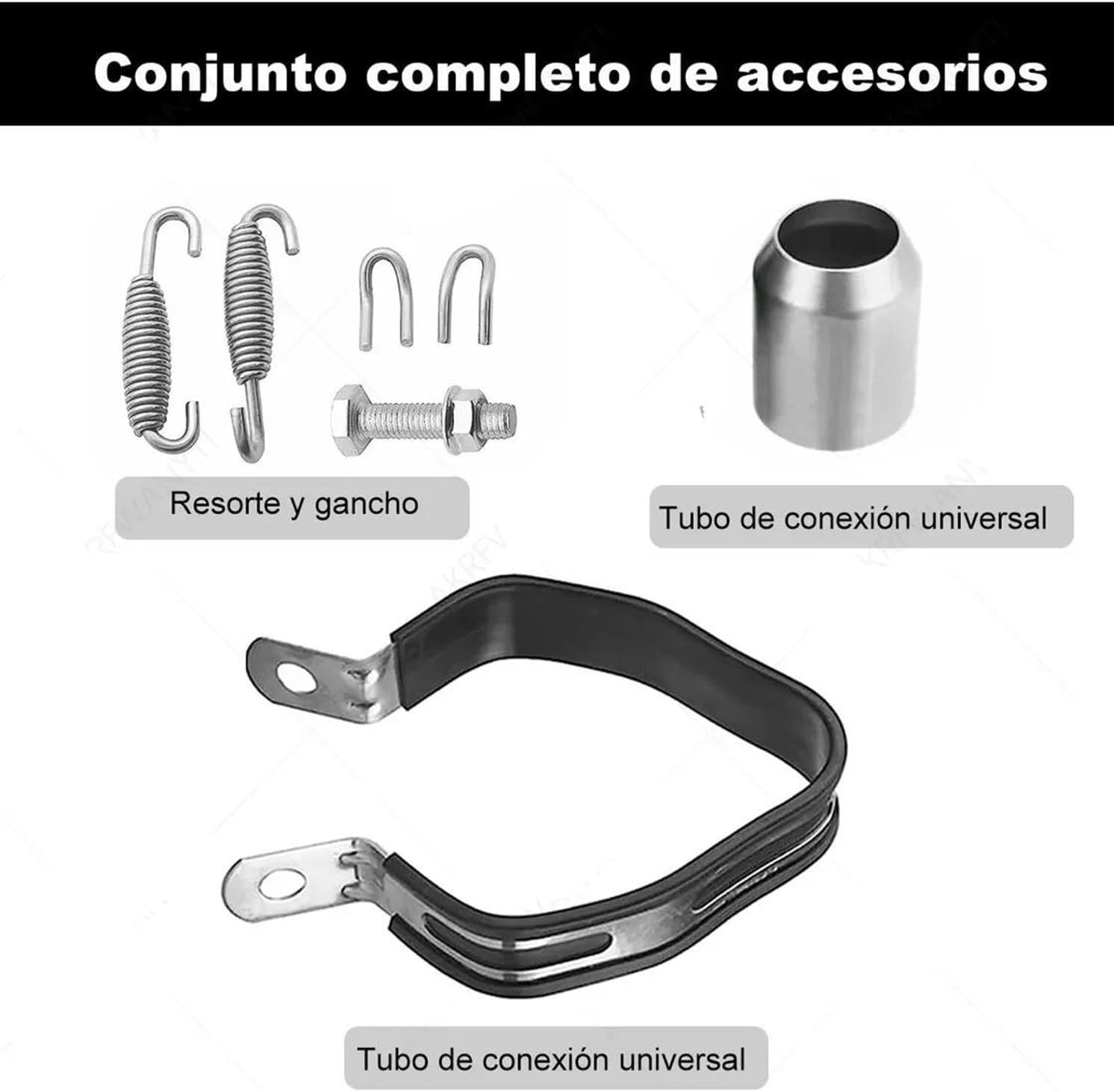 Motorcycle Exhaust Pipe Systems Parts 35-51mm For CBR250 CB400 YZF FZ400 Z750 For NINJA TMAX530