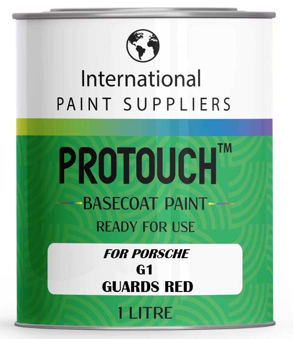 PROTOUCH Für Porsche G1 Guards Red Basecat RFU gebrauchsfertig, verdünnter Autolack, 1 l Dose