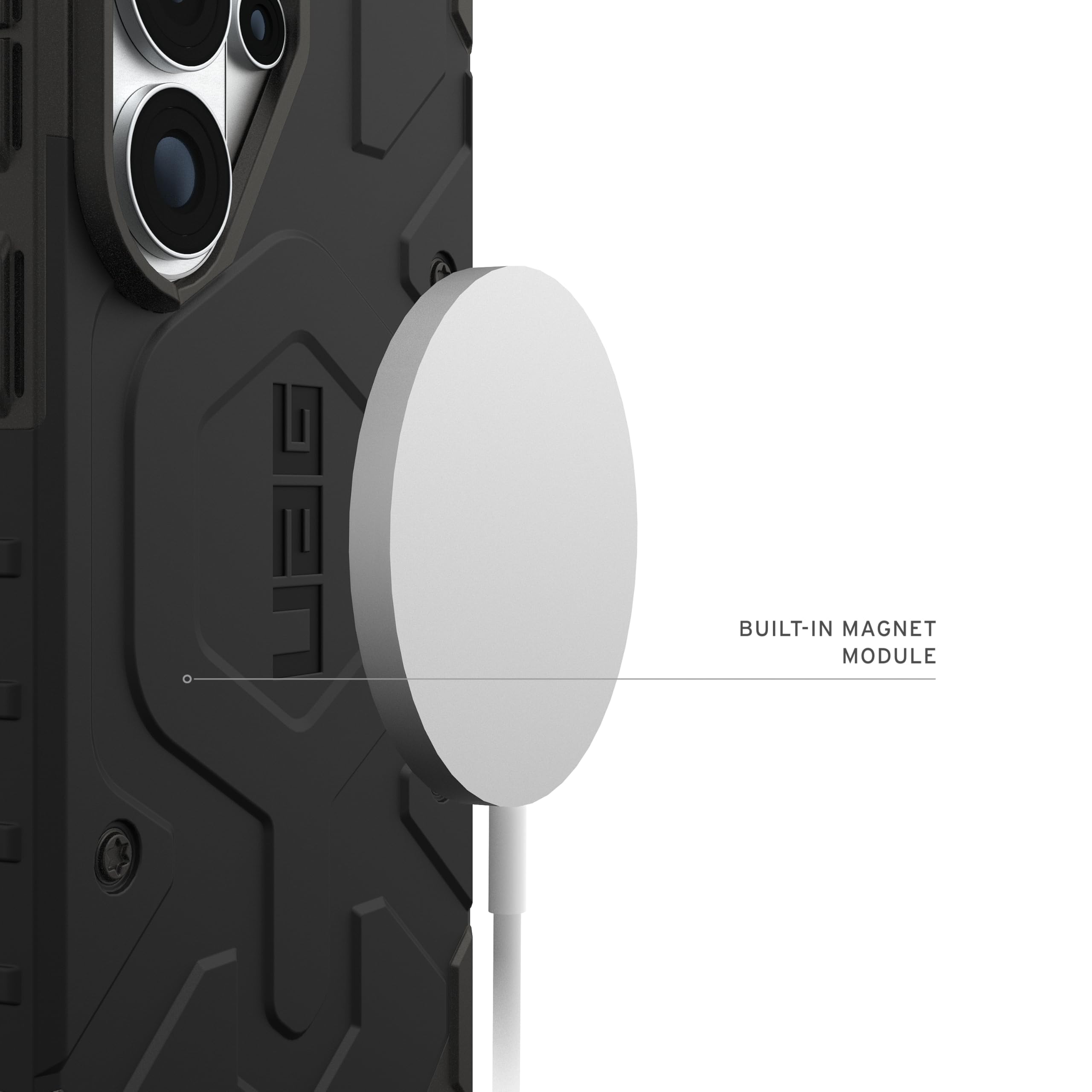 Urban Armor Gear Pathfinder MS Case Samsung Galaxy S26 Ultra Custodia (Anello magnetico, Designed for Samsung certificatoe, Ricarica wireless compatibile) nero