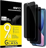 Vista 33 de NEW'C Paquete de 3 protectores de pantalla de privacidad para iPhone Air/iPhone 17 Air (6.5 pulgadas), película de vidrio templado antiespía