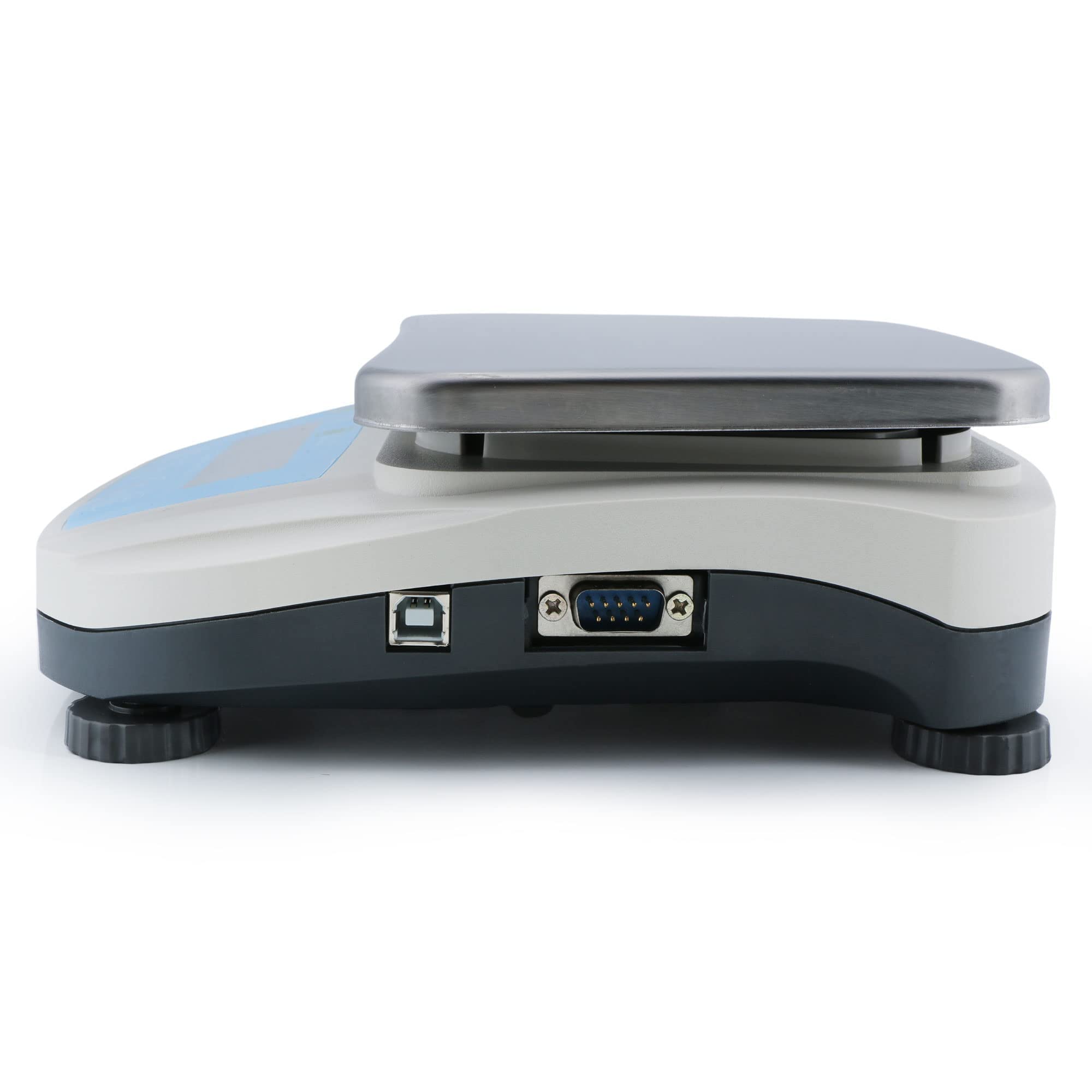U.S. Solid Báscula de laboratorio de precisión de 5000 g x 0,01 g, interfaz USB RS232, 19 unidades de medición