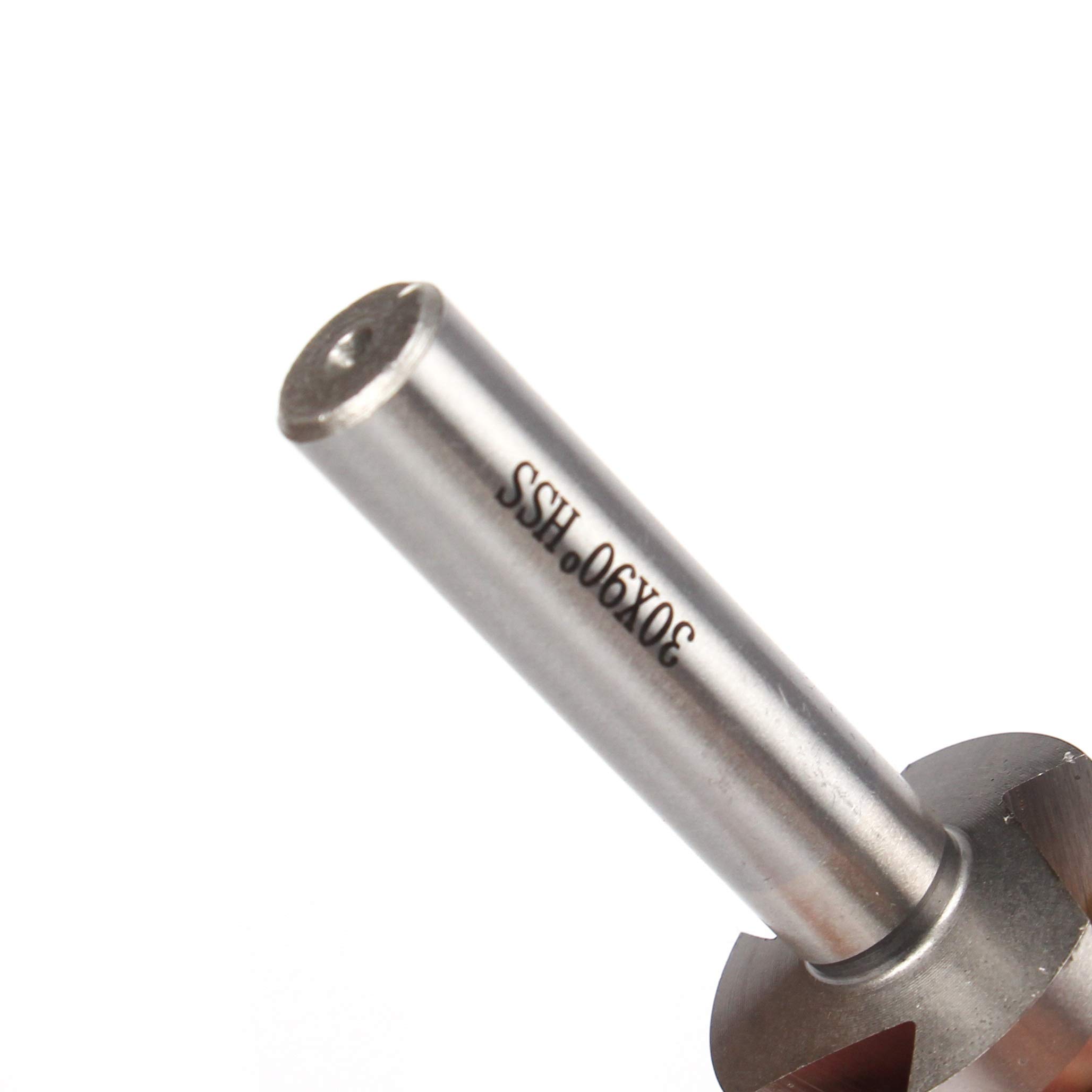 Zxxin-Peu de Fraise, 4.5-50mm 3 Flûte 90 degrés HSS M2 6542 Chanfreinage de fraisage d'outils d'outils d'outils, Accessoires (Cutting Edge Diameter : 50mm)