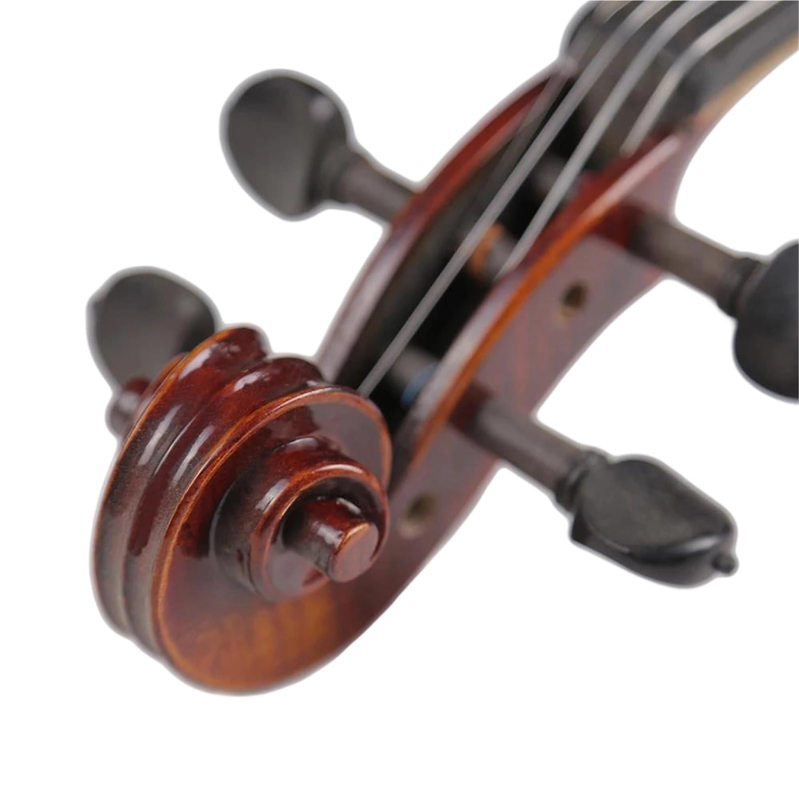 Skrzypce Instrumenty Muzyczne Skrzypcowe Dla Początkujących I Dorosłych Ręcznie Rzeźbione Klonowe Z Pełnym Zestawem Akcesoriów(3/4)
