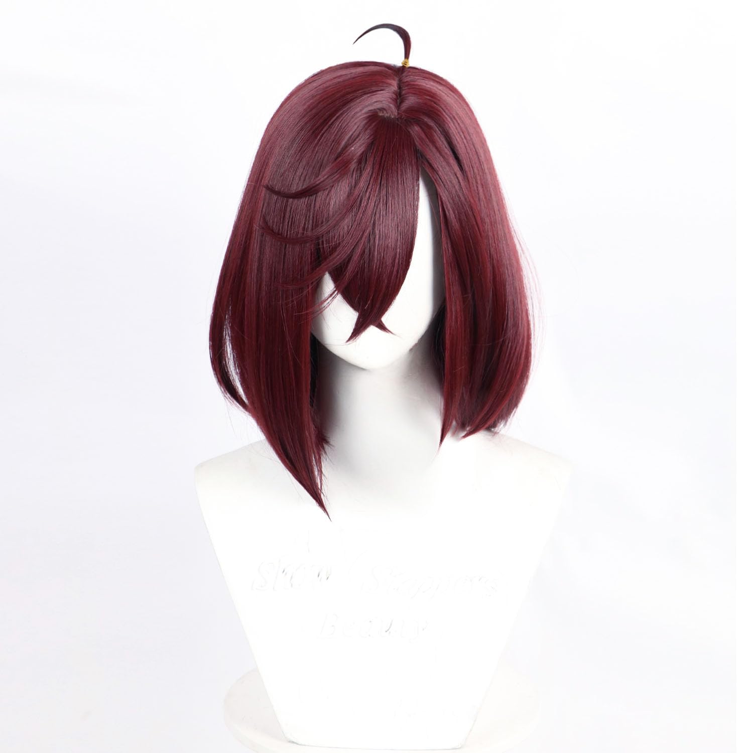 HUNIGIR Lucy Cosplay Wig Anime Wig Women Stylish Colorful Bob Synthetic Hair with Bangs for Girls: Brown