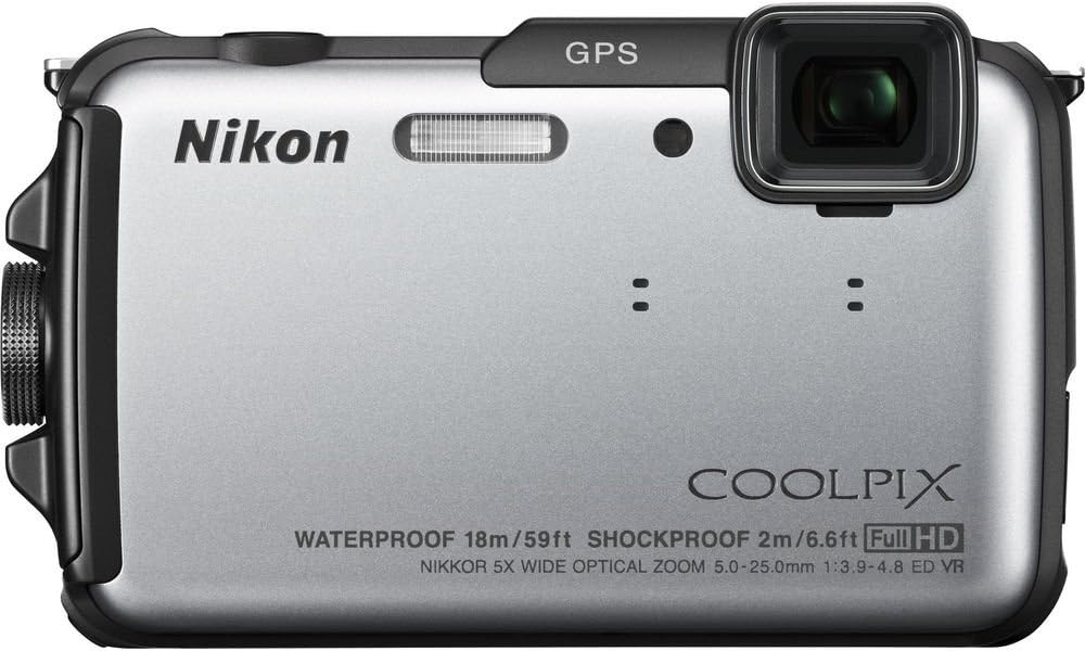 Nikon COOLPIX AW110 Wi-Fi and Waterproof Digital Camera with GPS (Blue) (OLD MODEL)