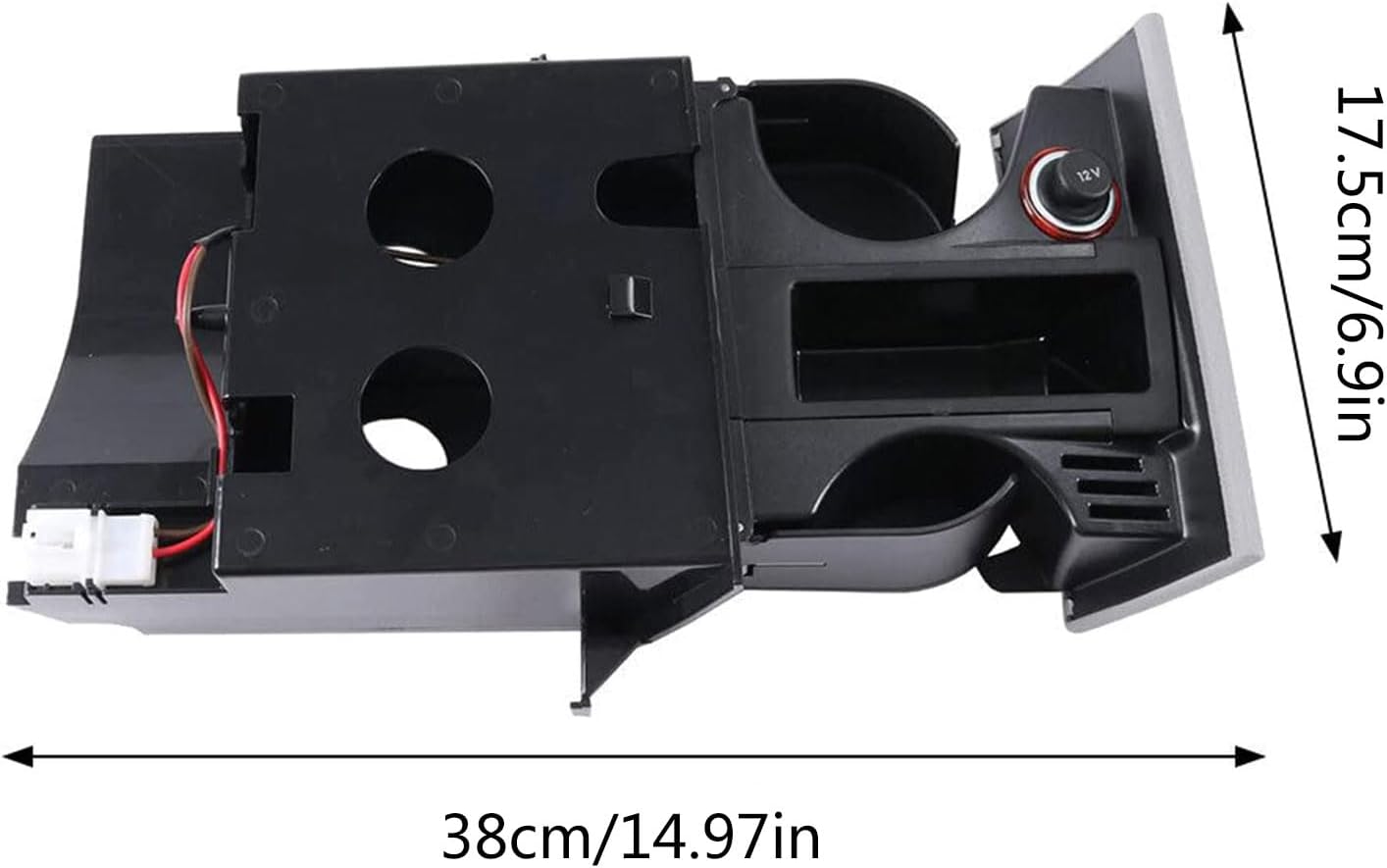 Drink Holders, Black Car Front Water Cup Drink Holder Cup Holder 7H285860130T for 2003-2013