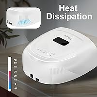 Vista 6 de Lámpara de uñas LED UV recargable de 60W, secadora de uñas inalámbrica más rápida, luz de esmalte en gel con 42 perlas LED y mango portátil, lámpara