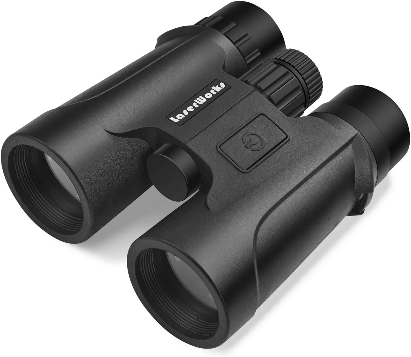 Hunting Binoculars for Adults Compact Binoculars with Built-in Rangefinder for Hunting Rangefinder Binoculars 1300Y (Black)