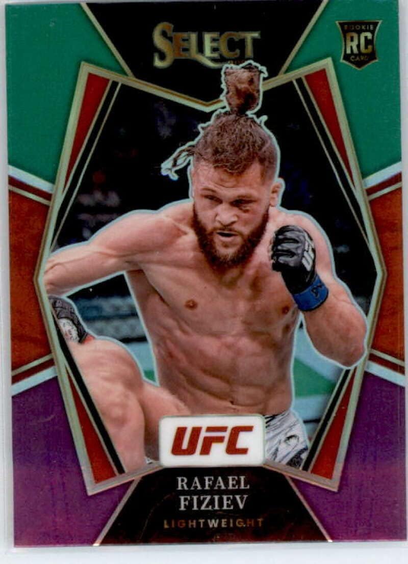 2022 Panini Select UFC Green and Purple Prizms #147 Rafael Fiziev Lightweight Premier Level Official MMA Trading Card in Raw (NM or Better) Condition