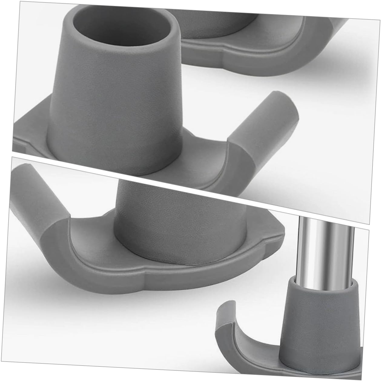 BRIGHTFUFU 2pcs Gliding Feet for Walkers Non Slip Skid Feet for Walker Anti-Slip Walker Ski Glides Elderly Walker Ski Glides Nonstick Crutch Tips for Walker Assistance