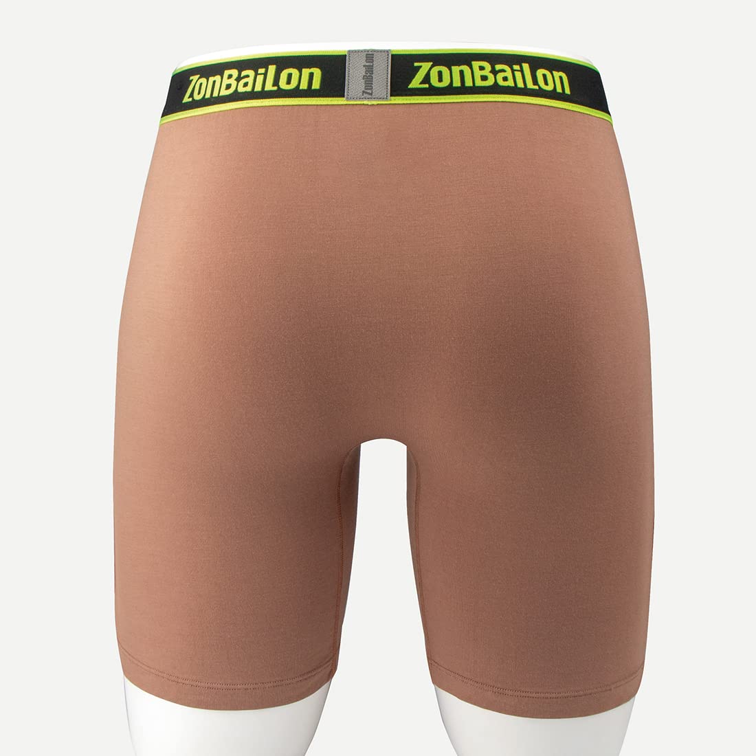 Calzoncillos tipo bóxer para hombre, suaves, transpirables, cómodos, con piernas largas