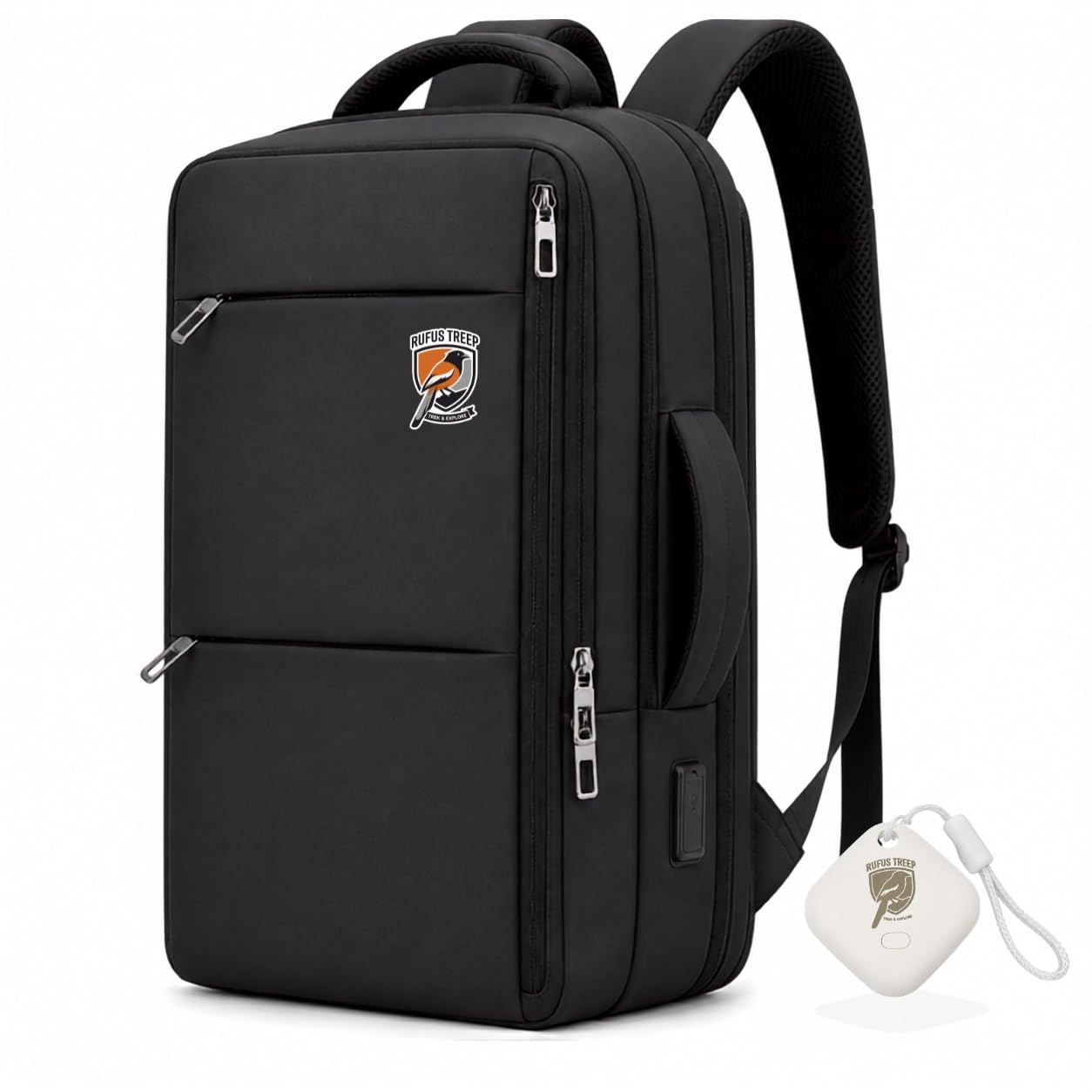 Business Travel Laptop Backpack | FREE Smart Tracker Included | Expandable 20L-42L | Fits Up to 17-Inch Laptop | USB & Type-C Charging | Water Resistant-picture-29