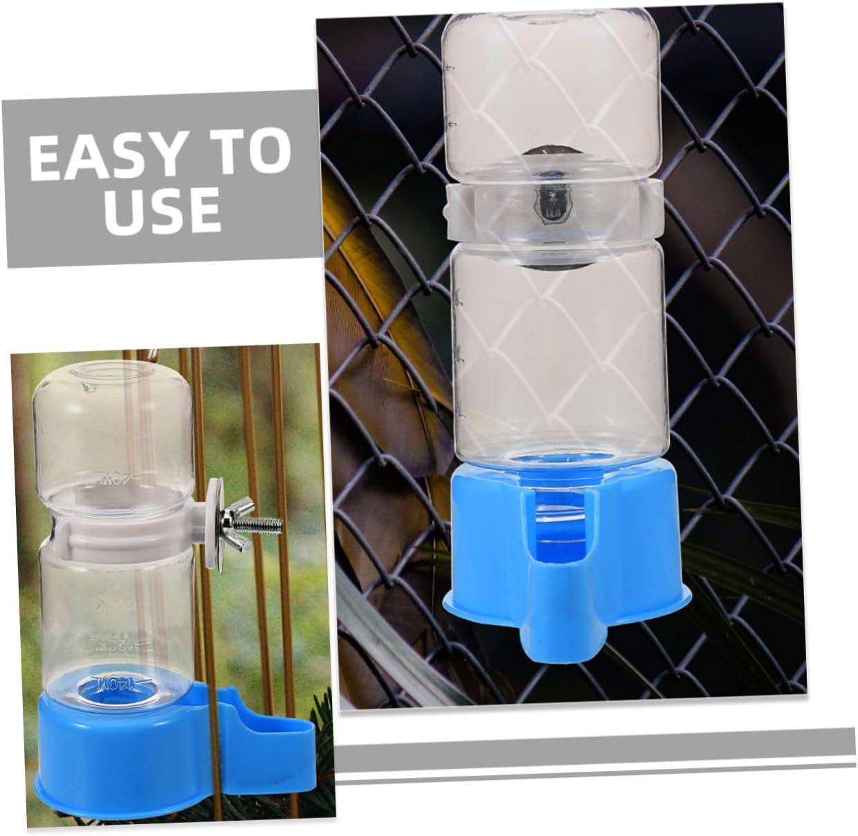 BESPORTBLE 10pcs Automatic Bird Water Feeder Parakeet Drinker and Pet Water Dispenser Convenient Bird Watering for Easy Use Design for Parrots and
