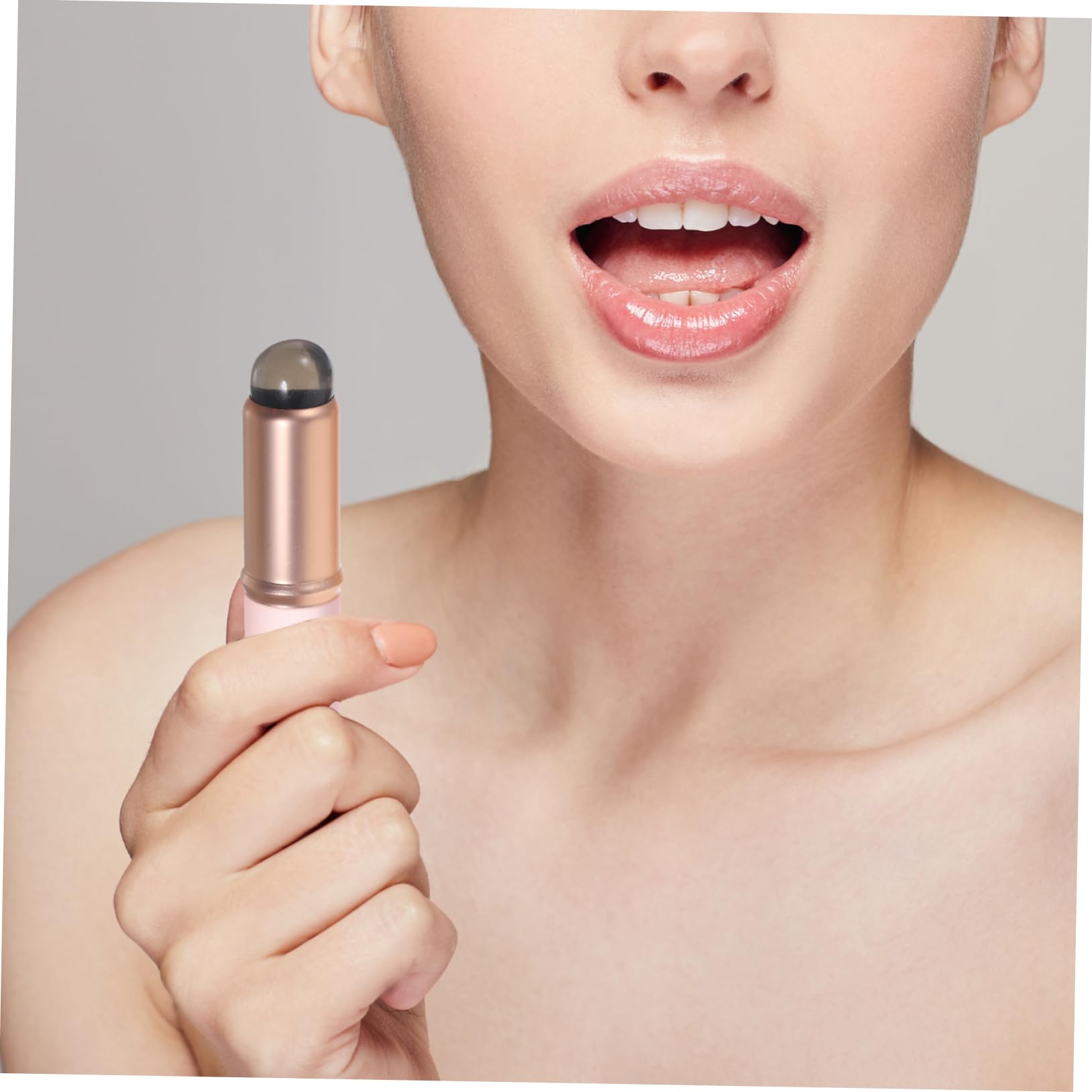 Healeved 8piezas Cepillos Labiales Desechables Para Maquillaje De Mujeres Aplicadores Portátiles De Brillo Labial y Pintalabios Herramientas De Maquillaje Versátiles