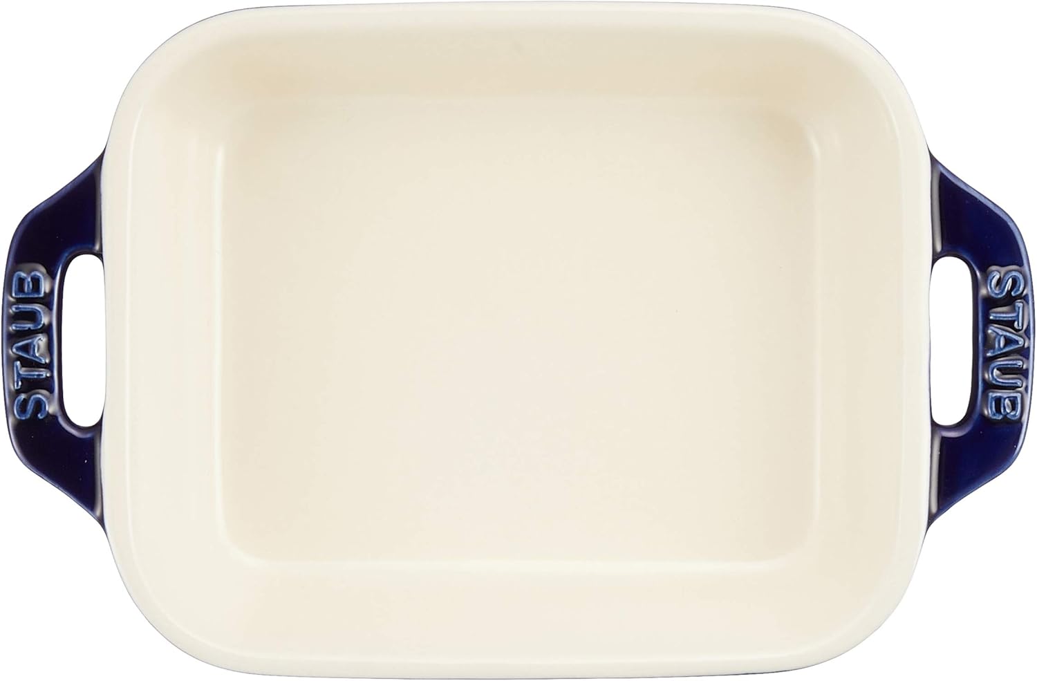 staub Dish 40508-583 Rectangular Dish, Gran Blue, 5.5 x 4.3 inches (14 x 11 cm), Ceramic Au Gratin Dish, Oven Safe and Microwave Safe