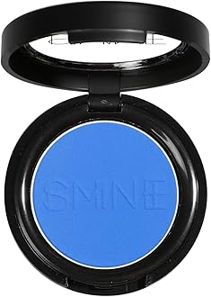 IS'MINE Single Blue Matte Eyeshadow Powder Palette High Pigment, Longwear, Intense Color Best Blue Eyeshadow