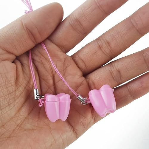 Miniatura 5 de GXXMEI 30 unidades de organizador de collar para dientes perdidos, bonito organizador de dientes de leche de bebé, caja de almacenamiento de hadas,