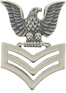 United States Navy USN 1st Class Crow 1.125" Lapel Pin
