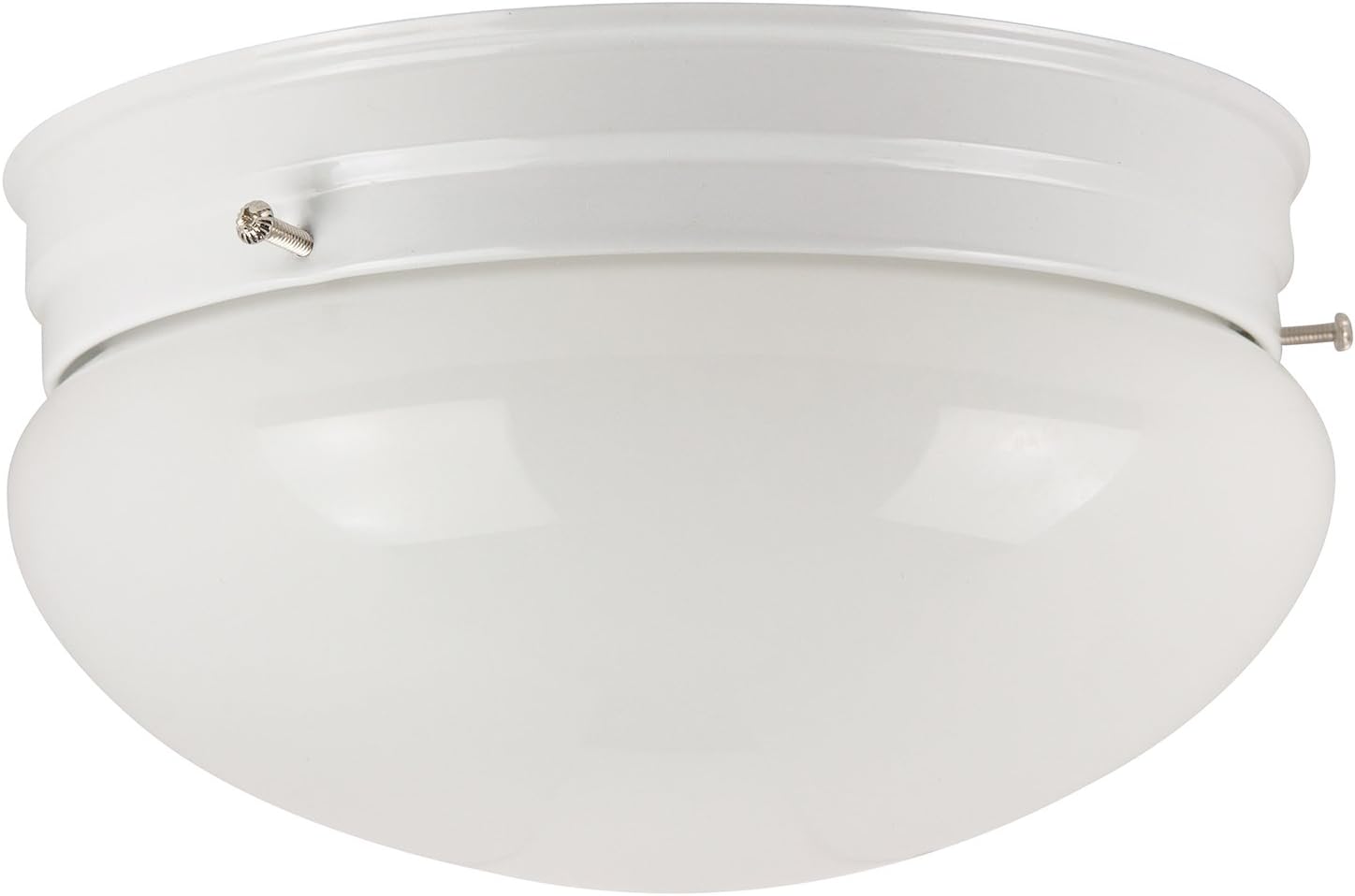 Diodesy- 6-Inch Decorative Mushroom Flush Mount Ceiling Light Fixture 60W Max Use A19 Bulb (Not Included) E26 Medium Base UL Listed- Dome Glass Shade Replacement for Bedroom Entryway Kitchen Hallway