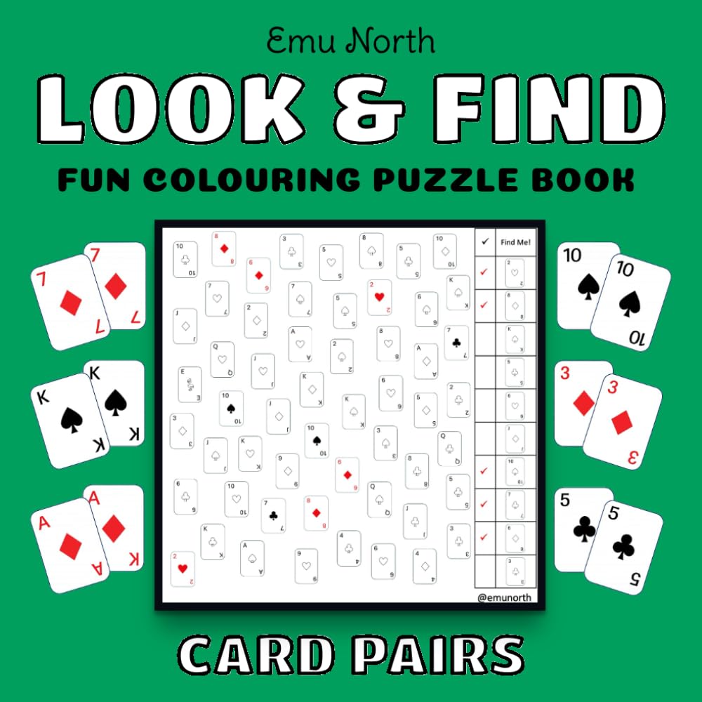 Look and Find: PAIRS - Fun Colouring Puzzle Book [UK]