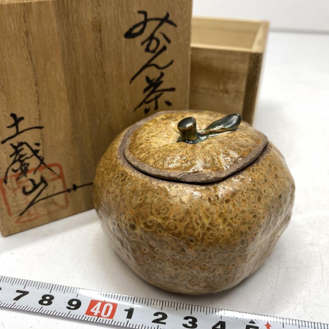 益子焼き 香合　みかん茶入 茶道具 Amazon.co.jp: 益子焼き 香合 みかん茶入 茶道具 : ホーム＆キッチン