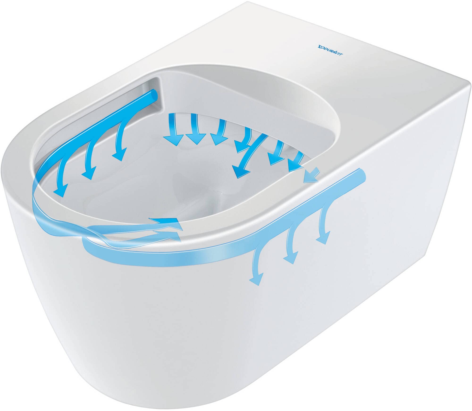 Duravit Wand-WC ME by Starck Compact 480 mm Tiefspüler rimless 