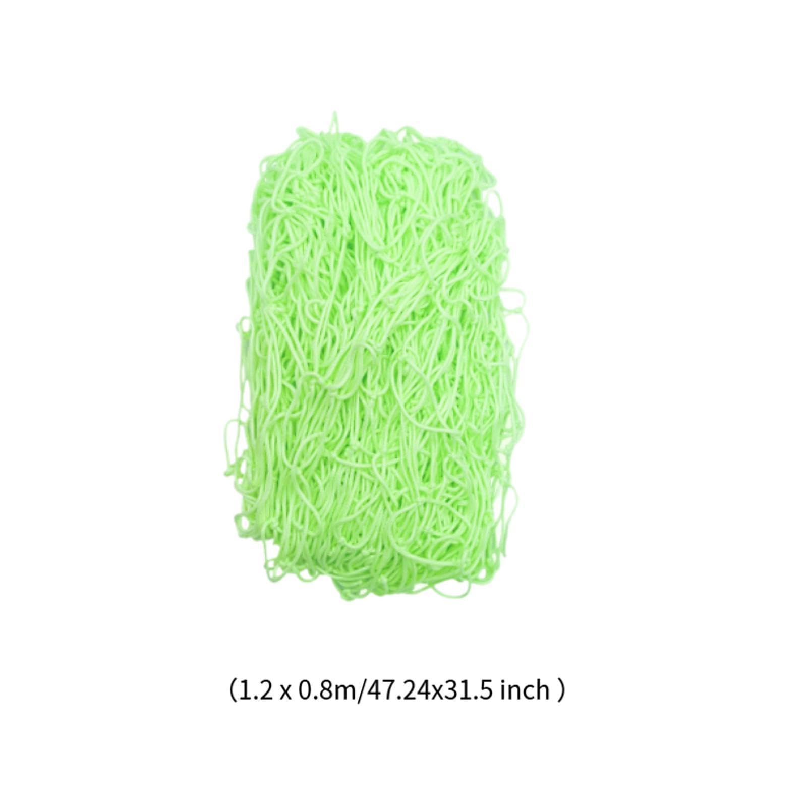 kowaku Luminous Soccer Goal Net Football Backstop Portable Multifunction Professional Soccer Replacement Football Net for Outdoor, S