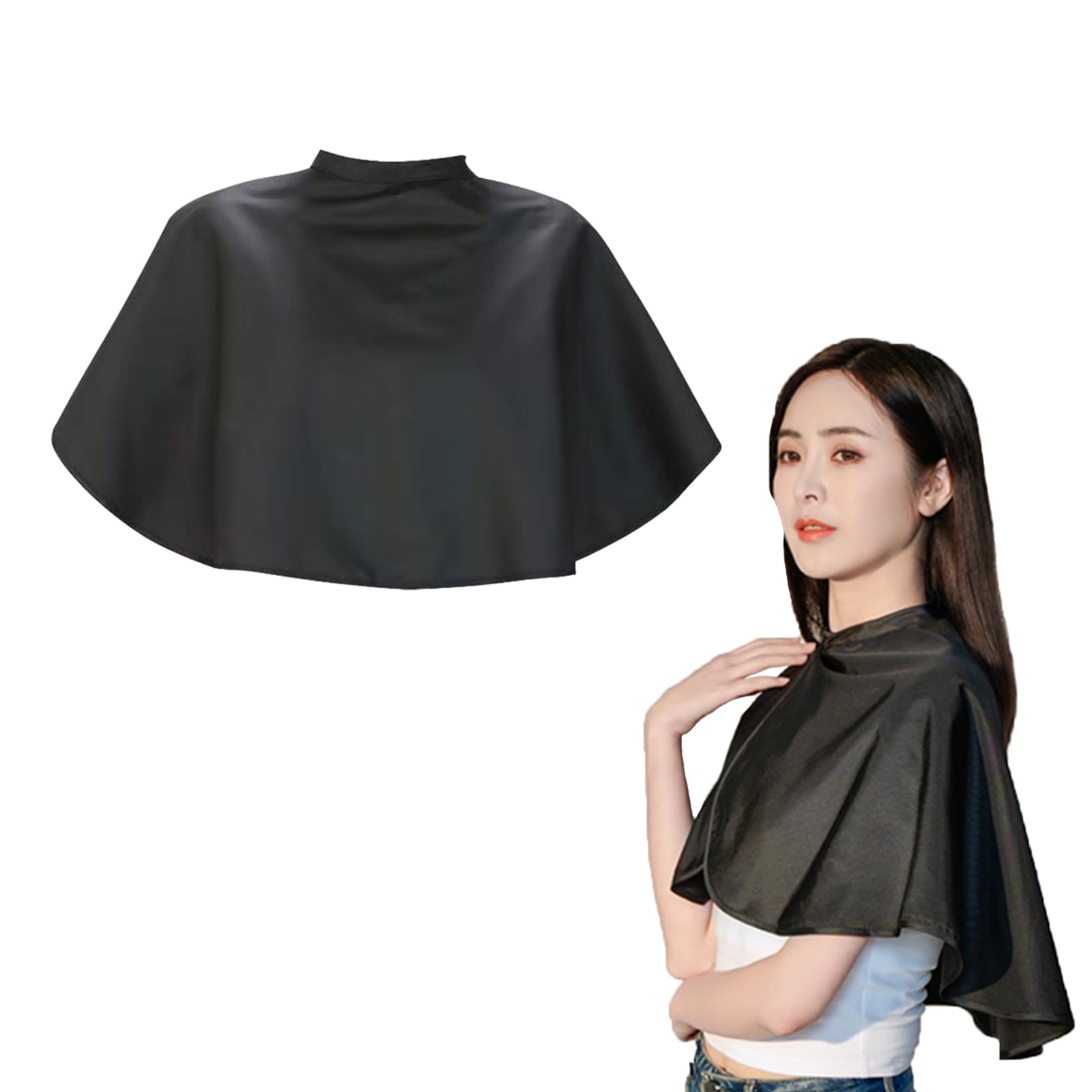 nalaina Barber Cape, Hair Dresser Cape, Short Beauty Makeup water resistant Salon Professional Styling Shampoo Cape for Barbers and Stylists